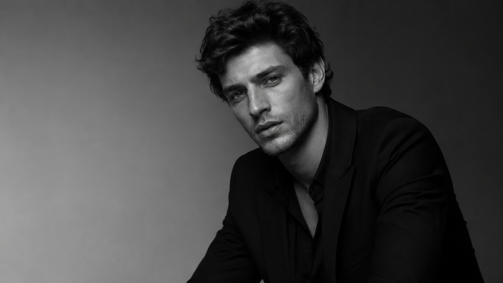 Male model editorial portrait