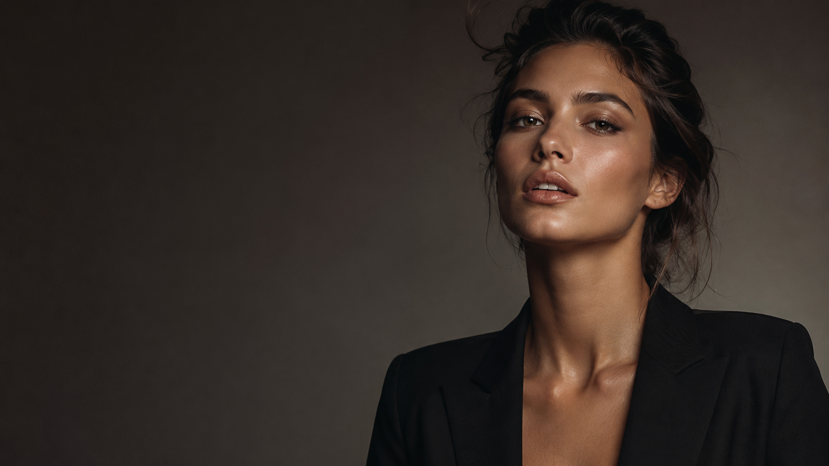High fashion model portrait